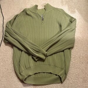 Talbots Men's Olive Knit Sweater